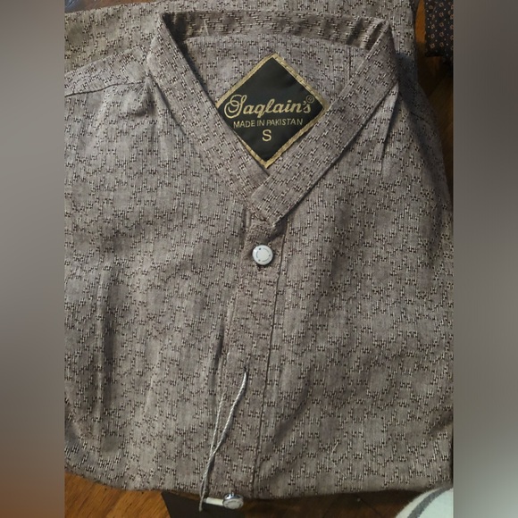 Pakistani Indian Bollywood 2 pc kameez kurta mens size SMALL - Picture 4 of 17